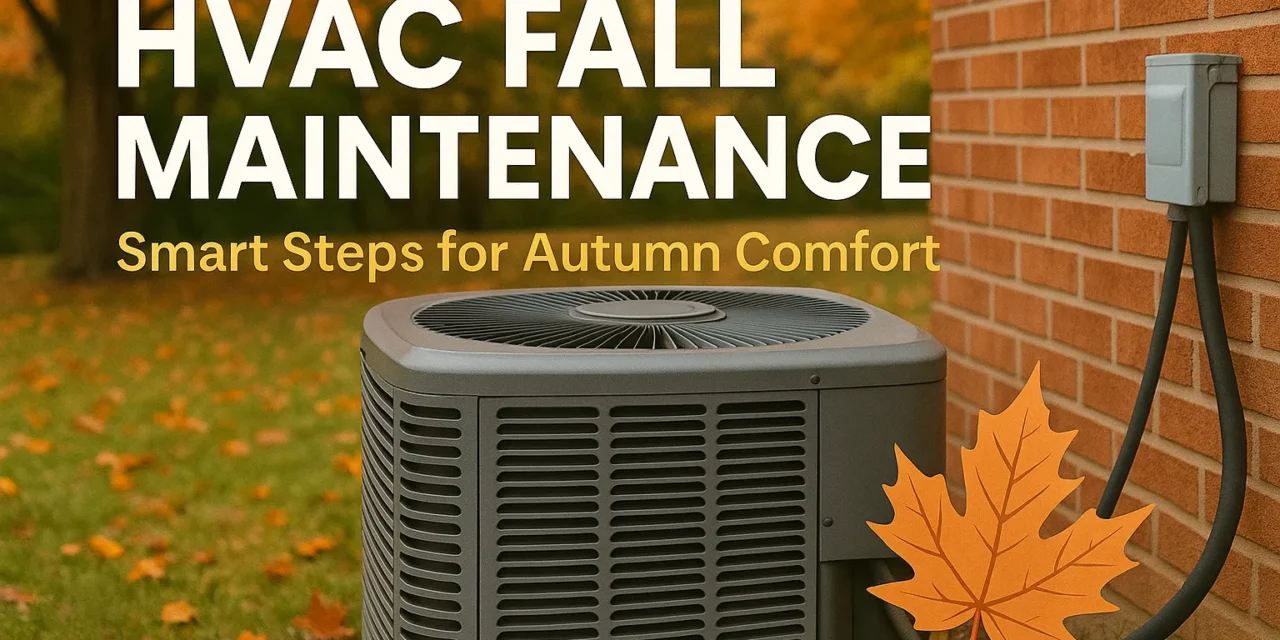 Осеннее обслуживание HVAC: Умные шаги для комфорта в осенний период