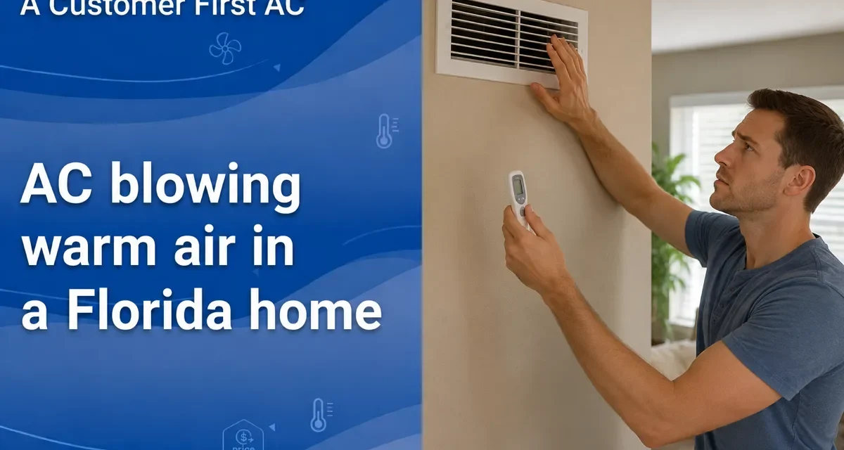 El aire acondicionado sopla aire caliente en Florida: por qué y qué hacer