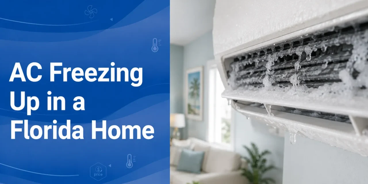 Climatiseur qui gèle dans une maison en Floride: causes et solutions