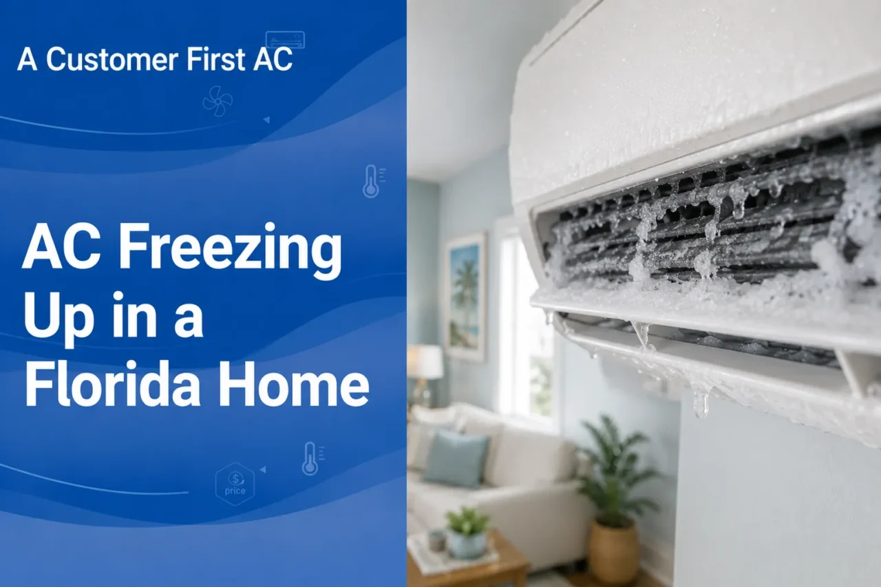 AC freezing up in a Florida home