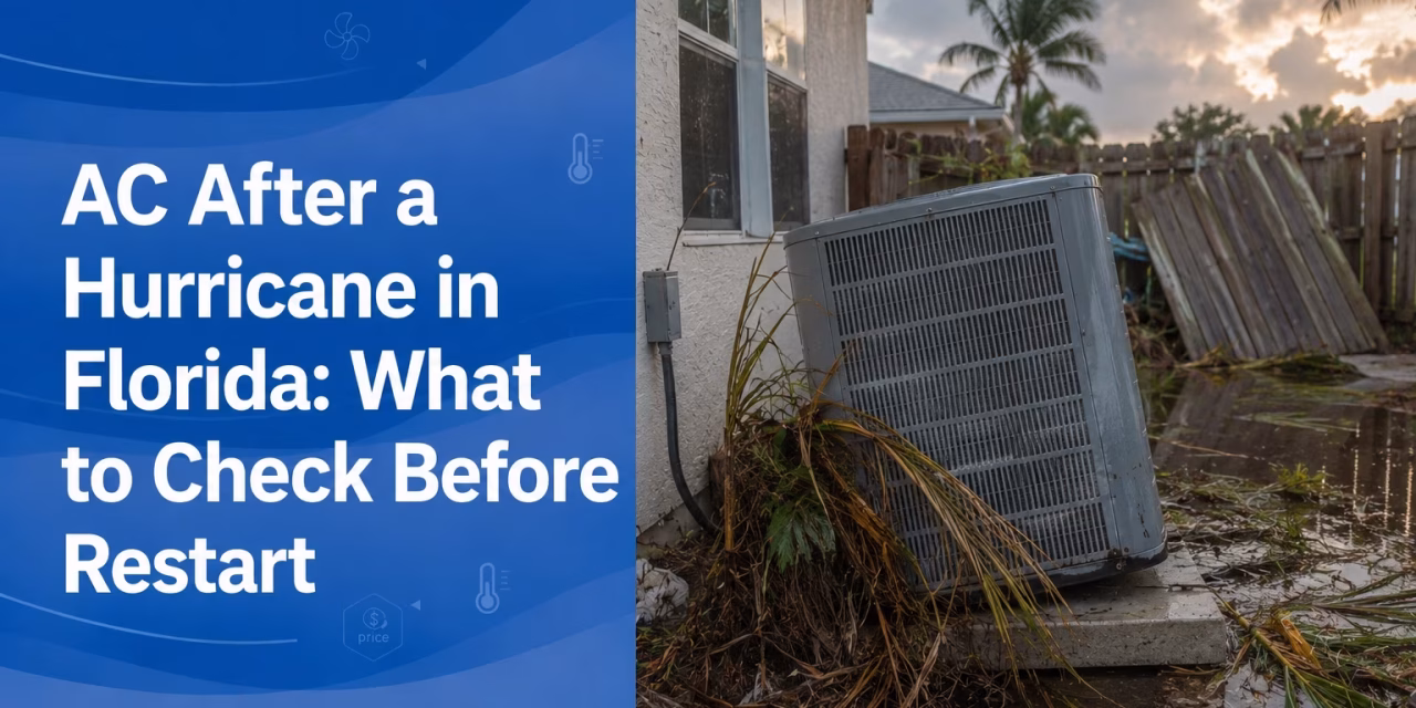 Climatisation Après un Ouragan en Floride : Quoi Vérifier Avant